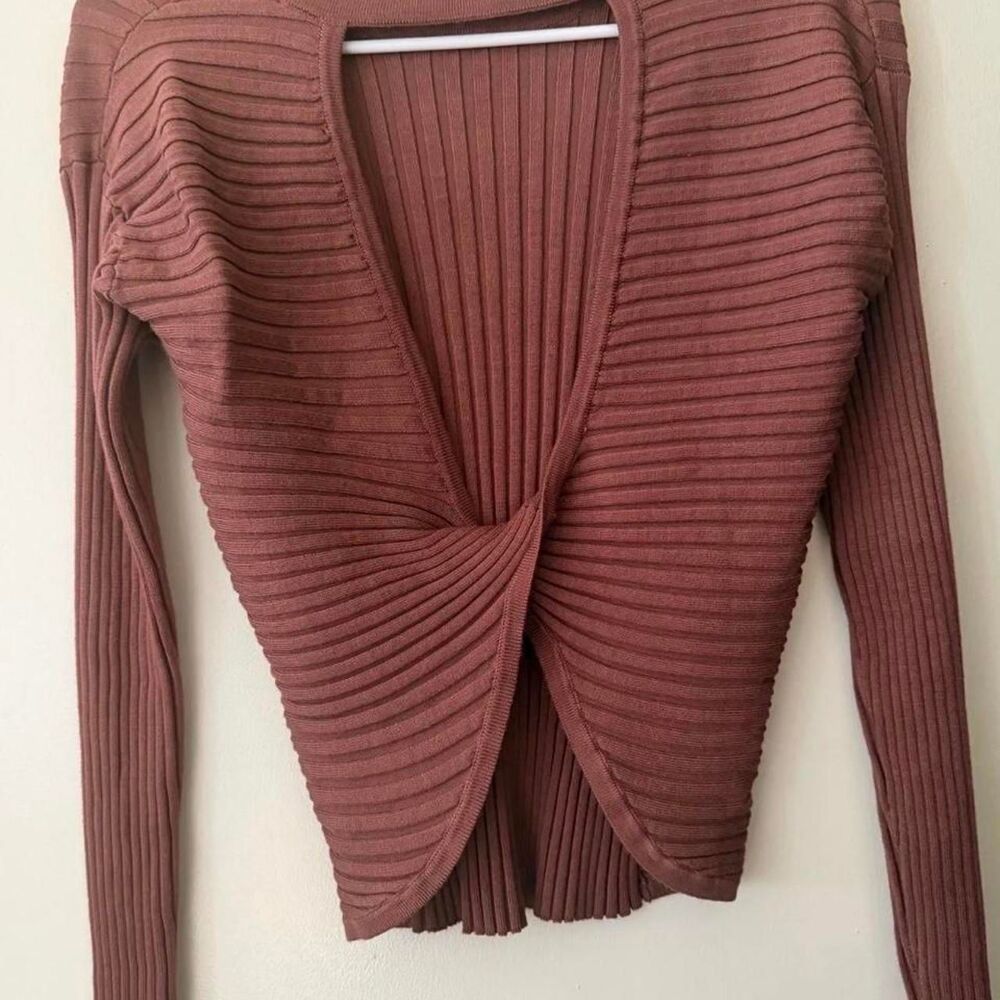 Fashion-to-figure Women's Brown and Pink Blouse